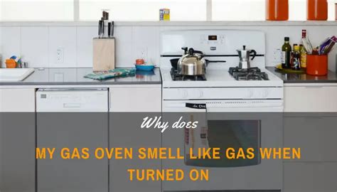 do gas ovens smell like gas when turned on